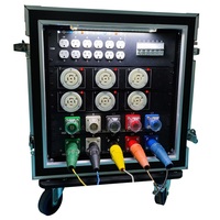 Sortie Twistlock 30 Amp Rack de distribution d'énergie triphasé Boîtiers de distribution d'alimentation audio DJ de scène
