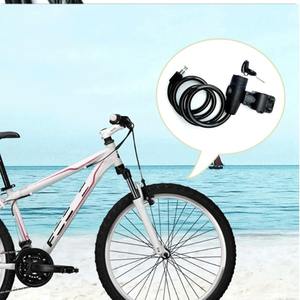 Candado de Cable para Bicicleta con Marco de Acero en Forma de Anillo, 7.5cm de Grosor, Antirrobo, 85cm de Largo, con Herramientas - Product Image 4