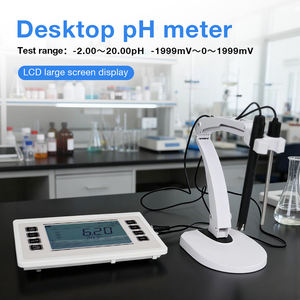 เครื่องวัดค่า <span class=keywords><strong>pH</strong></span> แบบดิจิตอลพร้อมหัววัดสำหรับห้องปฏิบัติการเครื่องสำอางเครื่องทดสอบคุณภาพน้ำ2.00 20.00 - Product Image 2