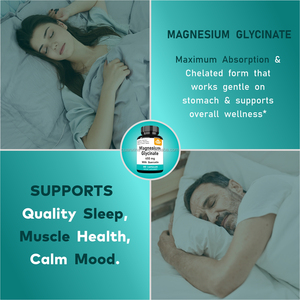 OEM Food Grade Magnesium Glycinate Capsules with Quercetin Extract Adult Use Sleep & Muscle Support 60 Counts - Product Image 5