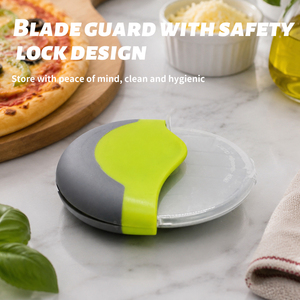 Cortador de Pizza Manual de Acero Inoxidable al por Mayor, Rebanador de Pizza Resistente, Herramienta Redonda Afilada para Repostería - Product Image 4