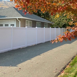 XUYA広く使用されている100% バージン素材屋外PVC/ビニール/プラスチック/庭/プライバシーフェンスパネル工場価格 - Product Image 1