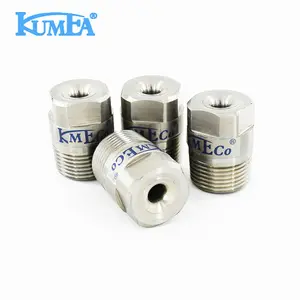 KUMEA para SSCO 1/4, boquilla de pulverización de cono completo de metal para lavado y refrigeración de Gas, tratamiento de metales