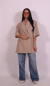 Giacca <span class=keywords><strong>Blazer</strong></span> Donna Elegante Casual da Ufficio con Risvolto e Bottone Singolo, Manica Lunga, Moda Primavera 2026 - Vendita all'Ingrosso - Product Image 6