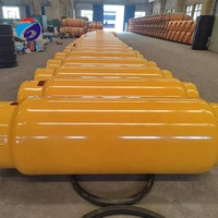 Cilindro de acero soldado QDBG China de 400L para amoníaco líquido, cilindro de almacenamiento industrial de NH3 de 3MPa con válvula QF-11