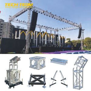 Tour <span class=keywords><strong>de</strong></span> support au sol en aluminium pour truss, avec système <span class=keywords><strong>de</strong></span> levage par boulons et vis, pour événements, scènes et présentations, à vendre - Product Image 1
