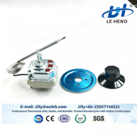Contrôleur de température triphasé LEHENG pour friteuse à air, thermostat mécanique robuste pour divers appareils de chauffage électriques