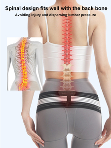 Sabuk sisi punggung bawah, Anti selip dapat disesuaikan, penopang sendi, penghilang nyeri, sabuk pinggul Sacroiliac - Product Image 5
