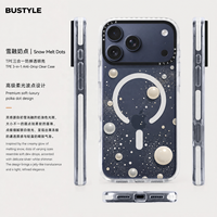 Coque de téléphone portable antichoc en PC rigide avec protection magnétique 360° anti-jaunissement et bords en TPU/TPE pour 14/15/16/17/18 Pro