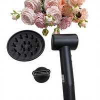 IFINE BLDC 1000W Sèche-cheveux électrique haute vitesse 3-en-1 avec fonctions air froid, chaud et chaud en cycle, concentrateur, diffuseur, en plastique, pour salon et hôtel
