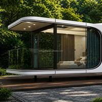 Capsule Moderne Portable avec Salle de Bain Privée pour le Développement Hôtelier en Plein Air et l'Hôtellerie de Luxe – Maison Capsule Design Premium