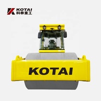 Compacteur à rouleaux vibrants à tambour unique KS267H 26 tonnes meilleure marque avec pompe à moteur à cabine et engrenage-Prix compétitif