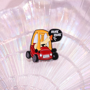 Sming Pins dessin animé oie route <span class=keywords><strong>Rage</strong></span> émail broche humour sac à dos Badge vêtements accessoires cadeau bijoux pour amis - Product Image 3