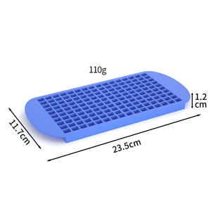 Mini plateaux à glaçons en silicone 160 moules à <span class=keywords><strong>glace</strong></span> pilée réutilisables et faciles à libérer pour refroidir les cocktails au whisky - Product Image 6