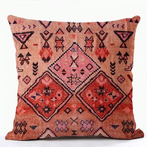 Amity Boho Throw Pillow Cover 45cmx45cm Morocco Pillow Case Ethnic Home <b>Sofa</b> Decorative Cushion Cover - Product Image 3