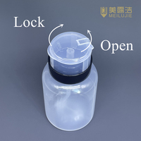 Bouteille pompe en plastique écologique de 210 ml avec bouchon à vis, logo personnalisé, couleur personnalisée, qualité professionnelle, vente en gros