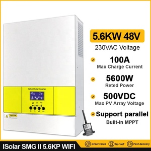 อินเวอร์เตอร์ไฮบริดพลังงานแสงอาทิตย์ 3KW 24V 100A และ 5KW 48V 100A พร้อม WIFI - GPRS MPPT สำหรับระบบพลังงานแสงอาทิตย์ - Product Image 6