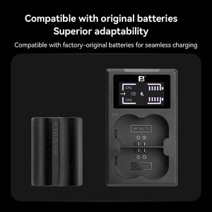 เครื่องชาร์จแบตเตอรี่แบบสองช่อง รุ่น FB NP-W235 PD Smart Fast สำหรับกล้อง <span class=keywords><strong>Fujifilm</strong></span> รุ่น XS20 XT5 XT4 GFX FGS100S 50S2 XH2S XH2 <span class=keywords><strong>XT</strong></span>-4 <span class=keywords><strong>XT</strong></span>-5 - Product Image 5
