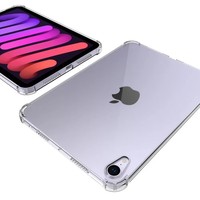 IPad Mini 7 için kılıf 2024 TPU silikon şeffaf kapak Funda iPad Mini 6 iPad kılıfı Mini 7 kapak 8.3 inç