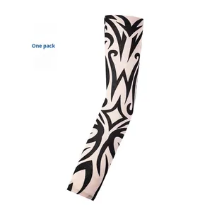 Manchons de protection pour tatouage, protection d'armes réaliste et sans couture, protection UV, motif imprimé pour le cyclisme - Product Image 6