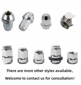 OEM 5114407 M12 * 1.5 roda baja berlapis krom Set Lug Nuts aksesoris mobil tugas berat kompatibel untuk Ford Replace Lug Nut - Product Image 3