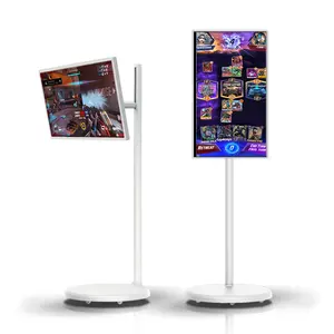 Hot Selling Smart Touch Digital Signage Android Os Incell Touchscreen Stanbyme Met Standaard En Batterij