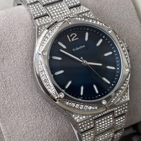 MKOriginals – montre à Quartz pour femmes, bracelet en acier inoxydable avec diamants, boîtier irrégulier, mode luxe, montre-bracelet pour dames