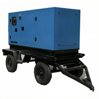 Groupe électrogène diesel industriel mobile de type remorque 320KW/350KW 400KVA pour moteur KTA19-G2, démarrage électrique, CE ISO 50Hz ATS