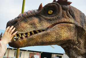 <span class=keywords><strong>Disfraz</strong></span> de Mascota de Dinosaurio Animatrónico Realista Hecho a Mano, Tamaño Real, para Adultos, con Sonido y Movimiento - Product Image 4