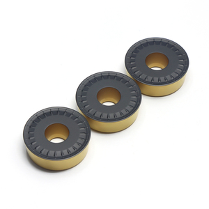 Personalizado Round Carbide Milling Insert Fabricação Indexável Inserções Áspero Cutting End Mill - Product Image 2