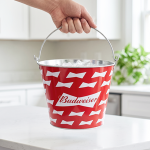 Cubos de Hielo para <span class=keywords><strong>Cerveza</strong></span> en Bares, Cubos de Agua de Hierro Galvanizado para Niños, Reciclables, Personalizables con Logotipo OEM - Product Image 1