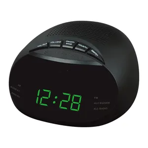 뜨거운 판매 0.6 "LED 스누즈 알람 시계 자동 검색 AM/FM 라디오