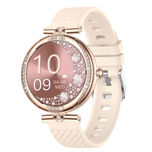 Montre connectée étanche IP68 Reolj pour hommes et femmes, appels Bluetooth, moniteur de fréquence cardiaque, suivi du sommeil, tracker d'activité, boussole, montre connectée ronde - Product Image 1