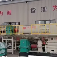 Ligne de production de briques en argile rouge entièrement automatique à haute productivité avec moteur 220V pour la construction