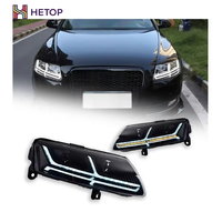 Phares HETOP A6 C6 2005-2011, mise à niveau A6 C5 C6, LED dynamiques, animation des clignotants, DRL Bi-Xénon pour Audi, accessoires de phares automobiles