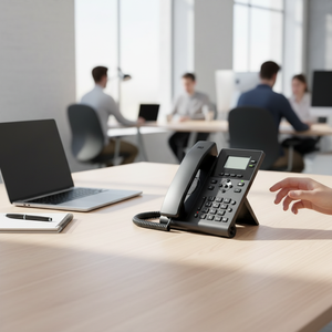 Teléfono VoIP KS30 con Pantalla LCD de 2.3 Pulgadas, 2 Cuentas SIP, Audio HD de Triple Núcleo A7, Teléfono IP de Escritorio para Oficina, para Centros de Llamadas de Pequeñas y Medianas Empresas - Product Image 1