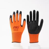 Revêtement en mousse de nitrile de qualité supérieure, coque en polyester 13 gauge, travail d'entretien, résistant aux déchirures, résistant à l'huile, confortable