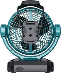 Ventilateur sans fil alimenté par batterie Lithium-ion 18V LXT Makita/cordon cc ventilateur de sol alimenté par batterie, ventilateur de 8 à 1/2 pouces pour le Camping - Product Image 2