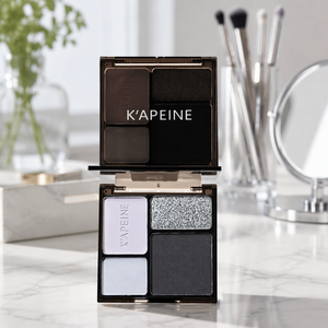Palet Eyeshadow Mineral Empat Warna Keren, Shimmer Matte, Glitter Halus, Sempurna untuk Gaya Punk, Gadis Berani, Smoky, Stage Light, Fair - Product Image 1