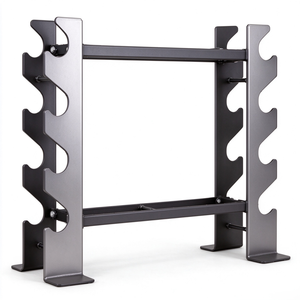Support de rangement pour haltères à 3 niveaux, en acier allié, pour salle de sport commerciale - Product Image 3