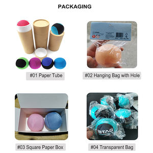 Bola tekanan tubuh Logo kustom pegangan bola terapi tangan tri-density 6cm bola Remas pereda Stress dan kecemasan penguat - Product Image 4