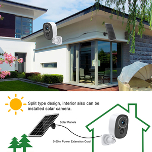 GlomarketTuya 3MP WiFWiFi Security <b>Camera</b> with PIR Motion Detection, Two-Way Audio, Cloud 5200mAh Battery for Home Outdoor - Product Image 4