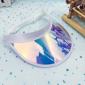 Visera de Sol de Plástico con Protección UV, Calidad Láser, Transparente, <span class=keywords><strong>Tornasol</strong></span>, Protección de PVC, para Hombres y Mujeres - Product Image 6