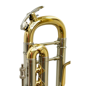 <span class=keywords><strong>Trompette</strong></span> à clé en laiton doré <span class=keywords><strong>de</strong></span> haute qualité pour trompettiste professionnel - Product Image 5