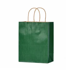 शीर्ष गुणवत्ता थोक निर्माता ढोना कस्टम लोगो मुद्रण क्राफ्ट पेपर उपहार शॉपिंग पैकेजिंग बैग