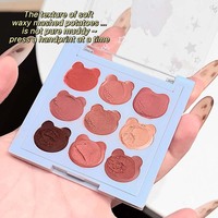 Cappuvini Vibrant Bear Crème à lèvres mate 9 couleurs Longue durée Hydratante et imperméable Gloss à lèvres Maquillage