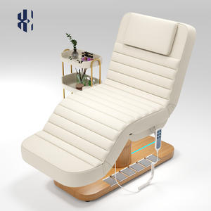 Cama de masaje de belleza eléctrica con silla y cama facial personalizada <span class=keywords><strong>3</strong></span> motores cuero sintético Hotel y uso en almacén - Product Image 1