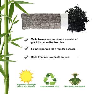 ถุงถ่านไม้ไผ่ธรรมชาติกำจัดกลิ่นและกำจัดกลิ่นรองเท้า - Product Image 2
