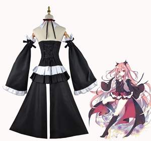 Costume de cosplay <span class=keywords><strong>Seraph</strong></span> <span class=keywords><strong>of</strong></span> <span class=keywords><strong>the</strong></span> <span class=keywords><strong>End</strong></span> Owari No <span class=keywords><strong>Seraph</strong></span> Krul Tepes, uniforme, perruque, cosplay <span class=keywords><strong>anime</strong></span>, sorcière, vampire, costume d'Halloween pour femmes - Product Image 2