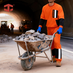 Sweat-shirt respirant et réfléchissant de haute visibilité pour hommes, série WorkPro de JIADE, pour <span class=keywords><strong>la</strong></span> randonnée et les sports de plein air - Product Image 5